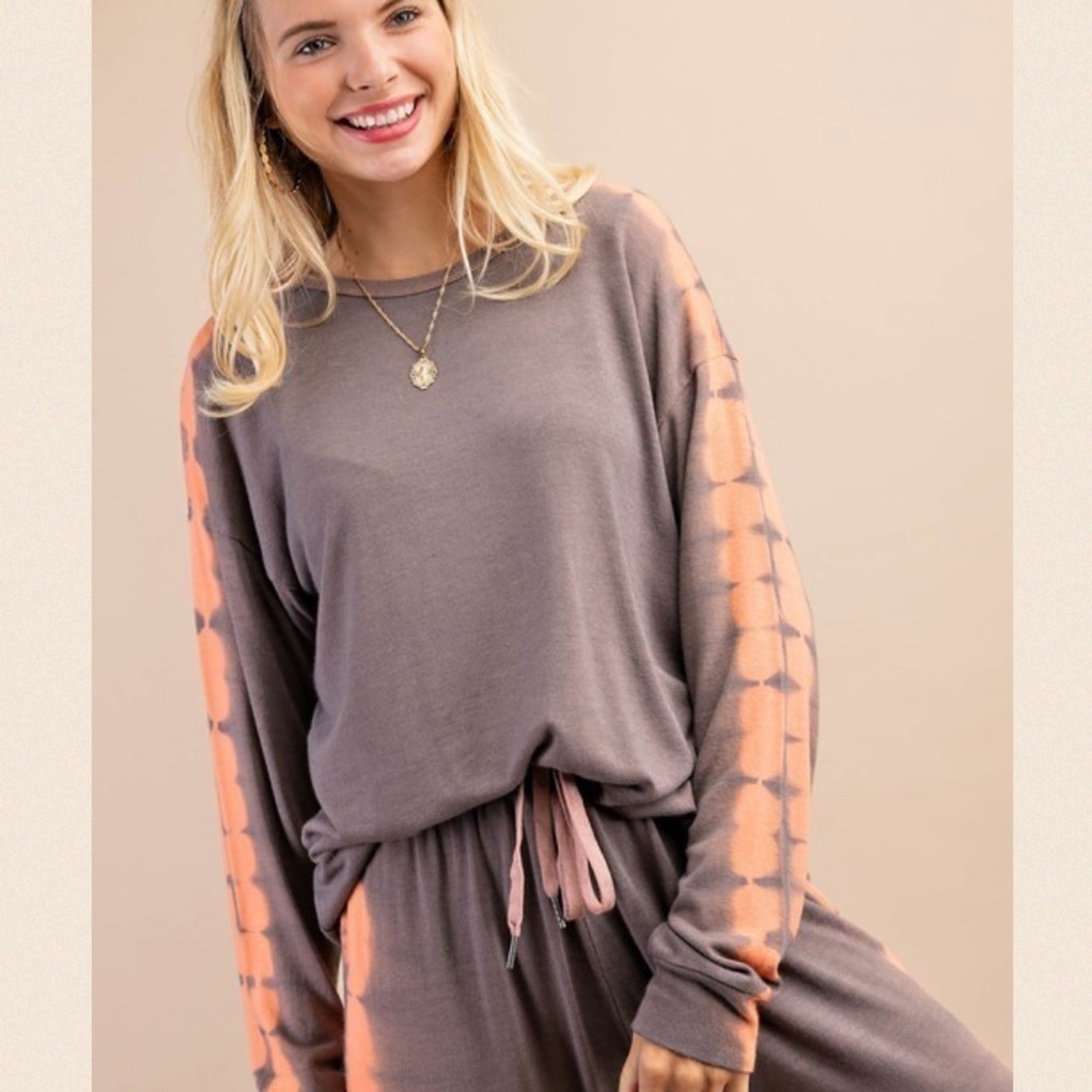 Ash Side Mirror Tie Dye Long Sleeve Top